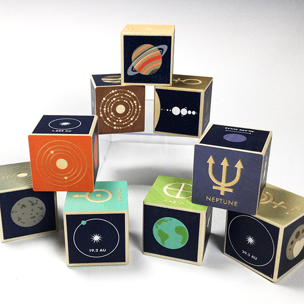 Wooden Planet Block Set - Image 3
